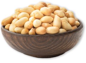 Bowl of peanuts